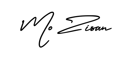 Make a beautiful signature design for name Mo Zisan. With this signature (AmerikaSignatureDemo-Regular) style, you can create a handwritten signature for free. Mo Zisan signature style 3 images and pictures png