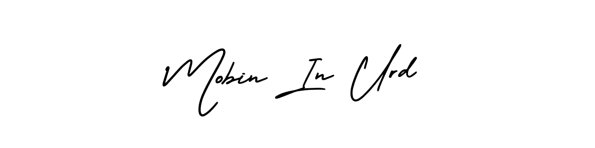 Use a signature maker to create a handwritten signature online. With this signature software, you can design (AmerikaSignatureDemo-Regular) your own signature for name Mobin In Urd. Mobin In Urd signature style 3 images and pictures png