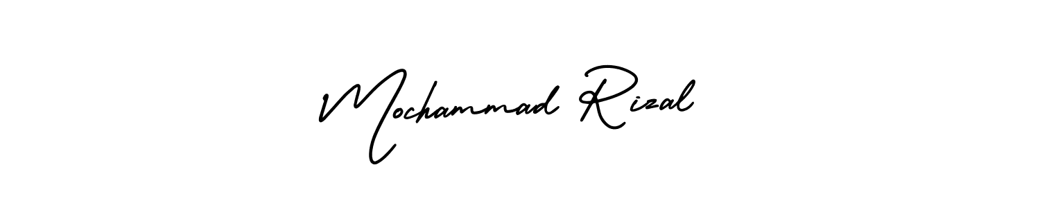 Similarly AmerikaSignatureDemo-Regular is the best handwritten signature design. Signature creator online .You can use it as an online autograph creator for name Mochammad Rizal. Mochammad Rizal signature style 3 images and pictures png