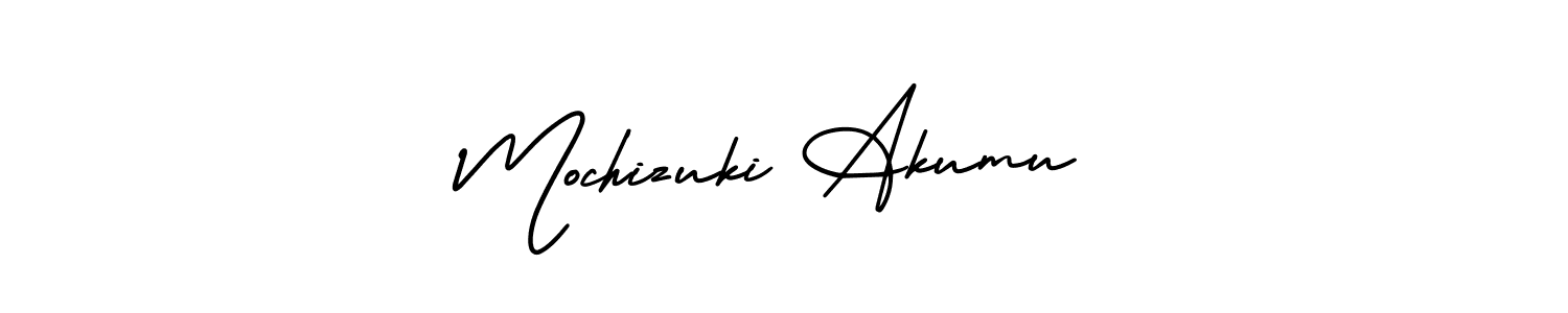 How to Draw Mochizuki Akumu signature style? AmerikaSignatureDemo-Regular is a latest design signature styles for name Mochizuki Akumu. Mochizuki Akumu signature style 3 images and pictures png