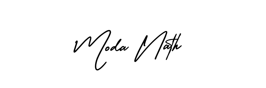 Best and Professional Signature Style for Moda Nath. AmerikaSignatureDemo-Regular Best Signature Style Collection. Moda Nath signature style 3 images and pictures png