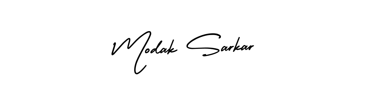 How to make Modak Sarkar signature? AmerikaSignatureDemo-Regular is a professional autograph style. Create handwritten signature for Modak Sarkar name. Modak Sarkar signature style 3 images and pictures png