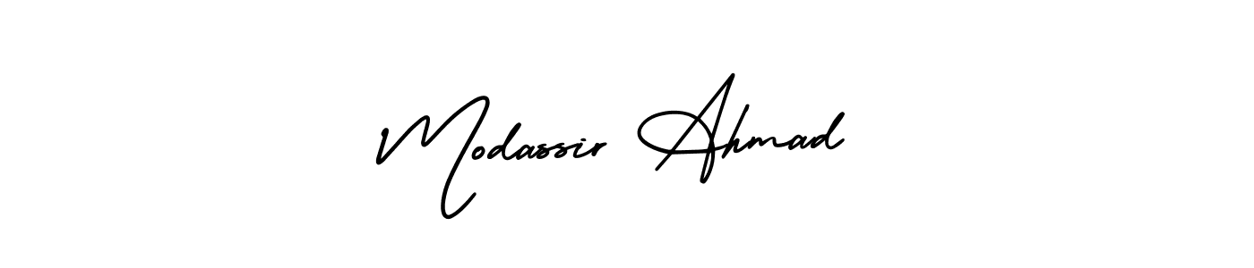 Similarly AmerikaSignatureDemo-Regular is the best handwritten signature design. Signature creator online .You can use it as an online autograph creator for name Modassir Ahmad. Modassir Ahmad signature style 3 images and pictures png