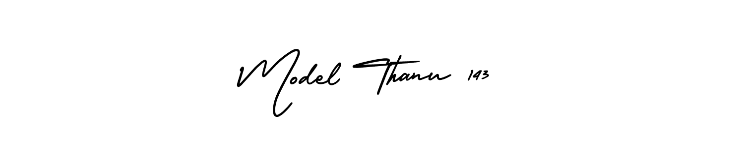 It looks lik you need a new signature style for name Model Thanu 143. Design unique handwritten (AmerikaSignatureDemo-Regular) signature with our free signature maker in just a few clicks. Model Thanu 143 signature style 3 images and pictures png