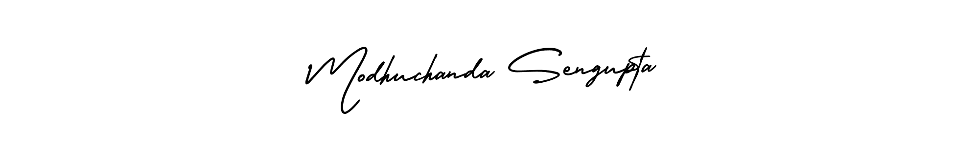 Similarly AmerikaSignatureDemo-Regular is the best handwritten signature design. Signature creator online .You can use it as an online autograph creator for name Modhuchanda Sengupta. Modhuchanda Sengupta signature style 3 images and pictures png
