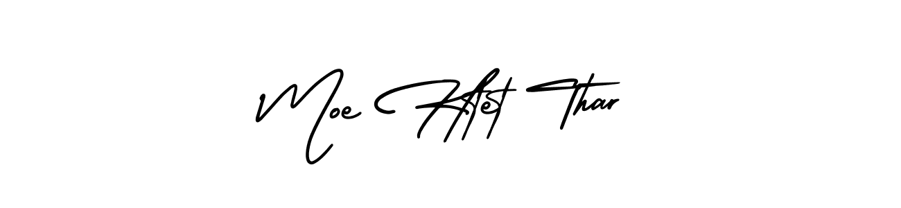 Similarly AmerikaSignatureDemo-Regular is the best handwritten signature design. Signature creator online .You can use it as an online autograph creator for name Moe Htet Thar. Moe Htet Thar signature style 3 images and pictures png