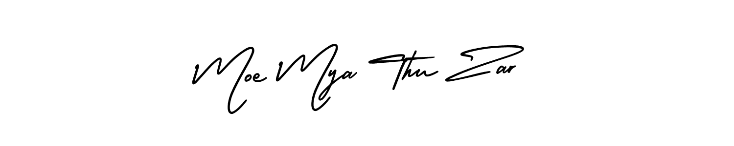 Also we have Moe Mya Thu Zar name is the best signature style. Create professional handwritten signature collection using AmerikaSignatureDemo-Regular autograph style. Moe Mya Thu Zar signature style 3 images and pictures png