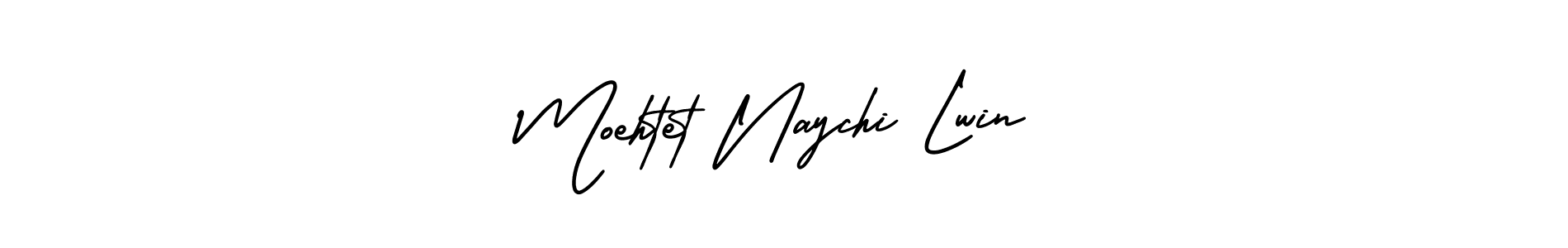 AmerikaSignatureDemo-Regular is a professional signature style that is perfect for those who want to add a touch of class to their signature. It is also a great choice for those who want to make their signature more unique. Get Moehtet Naychi Lwin name to fancy signature for free. Moehtet Naychi Lwin signature style 3 images and pictures png