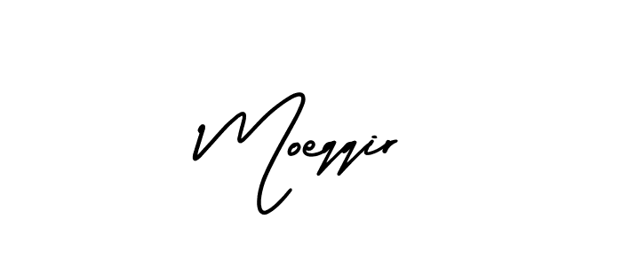 Also we have Moeqqir name is the best signature style. Create professional handwritten signature collection using AmerikaSignatureDemo-Regular autograph style. Moeqqir signature style 3 images and pictures png