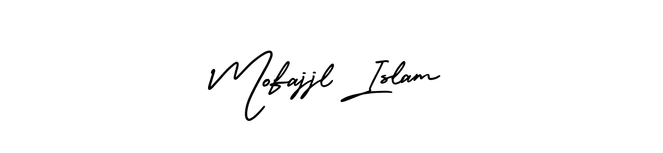 Design your own signature with our free online signature maker. With this signature software, you can create a handwritten (AmerikaSignatureDemo-Regular) signature for name Mofajjl Islam. Mofajjl Islam signature style 3 images and pictures png