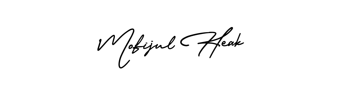 Create a beautiful signature design for name Mofijul Heak. With this signature (AmerikaSignatureDemo-Regular) fonts, you can make a handwritten signature for free. Mofijul Heak signature style 3 images and pictures png