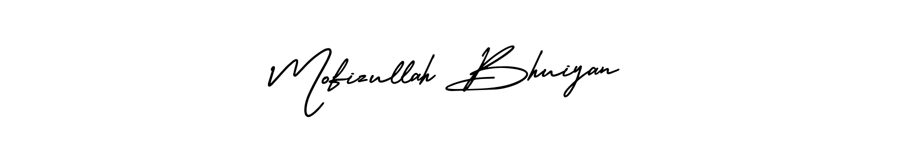 How to make Mofizullah Bhuiyan name signature. Use AmerikaSignatureDemo-Regular style for creating short signs online. This is the latest handwritten sign. Mofizullah Bhuiyan signature style 3 images and pictures png