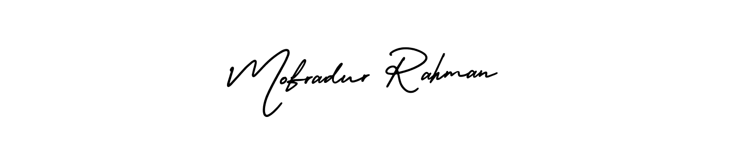 AmerikaSignatureDemo-Regular is a professional signature style that is perfect for those who want to add a touch of class to their signature. It is also a great choice for those who want to make their signature more unique. Get Mofradur Rahman name to fancy signature for free. Mofradur Rahman signature style 3 images and pictures png