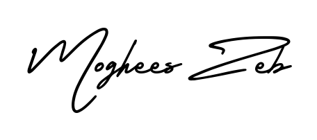 Also we have Moghees Zeb name is the best signature style. Create professional handwritten signature collection using AmerikaSignatureDemo-Regular autograph style. Moghees Zeb signature style 3 images and pictures png