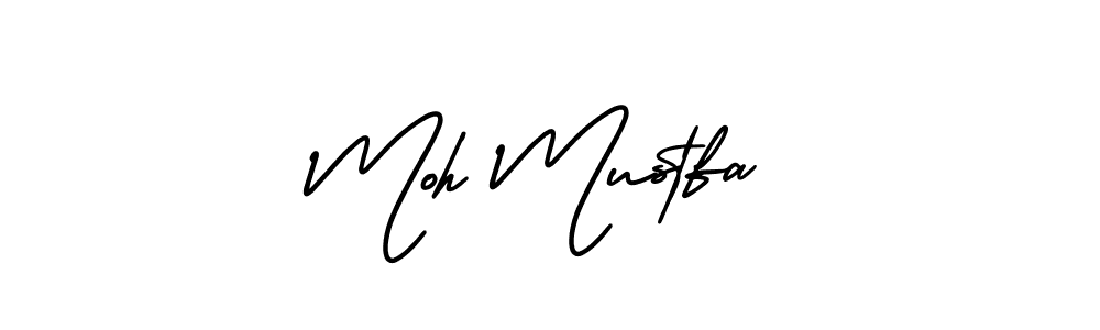 Also we have Moh Mustfa name is the best signature style. Create professional handwritten signature collection using AmerikaSignatureDemo-Regular autograph style. Moh Mustfa signature style 3 images and pictures png