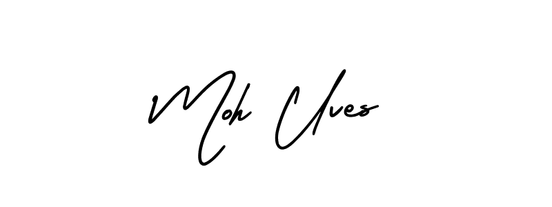 How to Draw Moh Uves signature style? AmerikaSignatureDemo-Regular is a latest design signature styles for name Moh Uves. Moh Uves signature style 3 images and pictures png