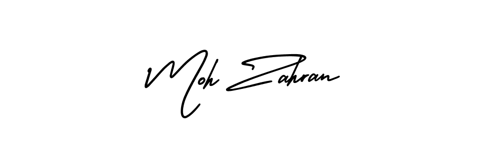 Also we have Moh Zahran name is the best signature style. Create professional handwritten signature collection using AmerikaSignatureDemo-Regular autograph style. Moh Zahran signature style 3 images and pictures png