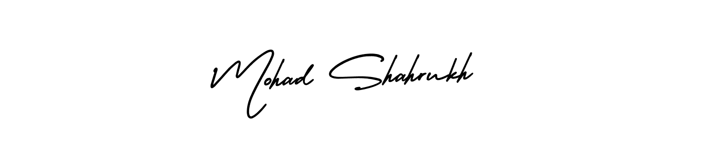 How to make Mohad Shahrukh name signature. Use AmerikaSignatureDemo-Regular style for creating short signs online. This is the latest handwritten sign. Mohad Shahrukh signature style 3 images and pictures png