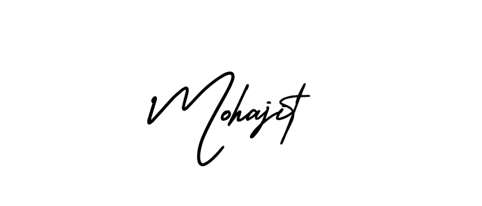 It looks lik you need a new signature style for name Mohajit. Design unique handwritten (AmerikaSignatureDemo-Regular) signature with our free signature maker in just a few clicks. Mohajit signature style 3 images and pictures png