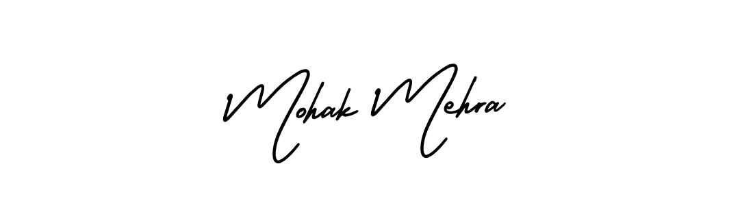 How to Draw Mohak Mehra signature style? AmerikaSignatureDemo-Regular is a latest design signature styles for name Mohak Mehra. Mohak Mehra signature style 3 images and pictures png