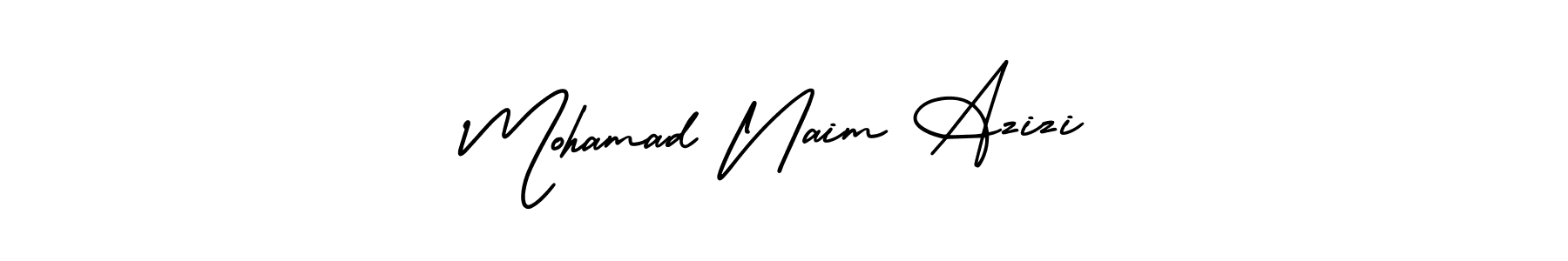 AmerikaSignatureDemo-Regular is a professional signature style that is perfect for those who want to add a touch of class to their signature. It is also a great choice for those who want to make their signature more unique. Get Mohamad Naim Azizi name to fancy signature for free. Mohamad Naim Azizi signature style 3 images and pictures png