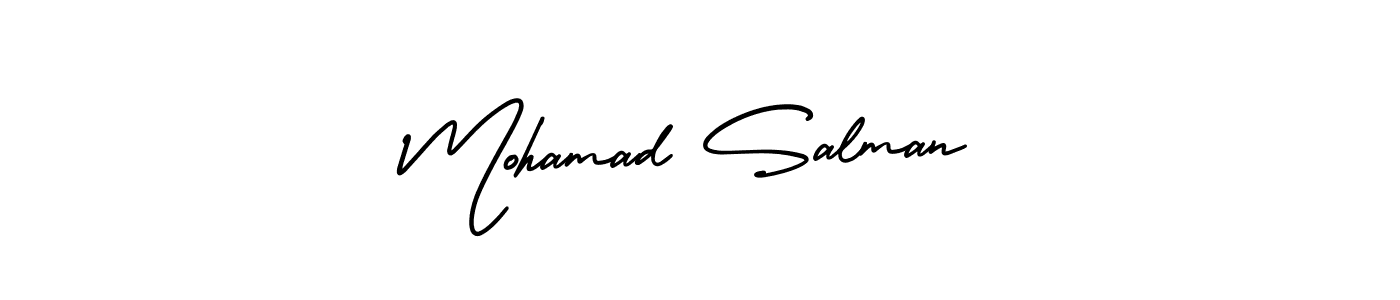 You can use this online signature creator to create a handwritten signature for the name Mohamad Salman. This is the best online autograph maker. Mohamad Salman signature style 3 images and pictures png