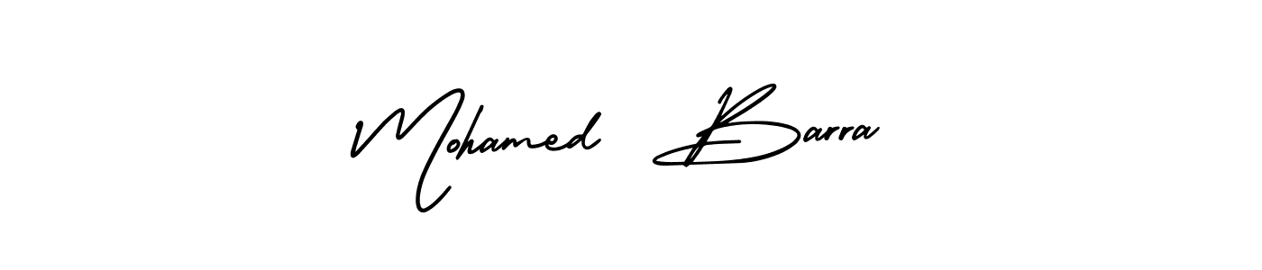 Create a beautiful signature design for name Mohamed  Barra. With this signature (AmerikaSignatureDemo-Regular) fonts, you can make a handwritten signature for free. Mohamed  Barra signature style 3 images and pictures png