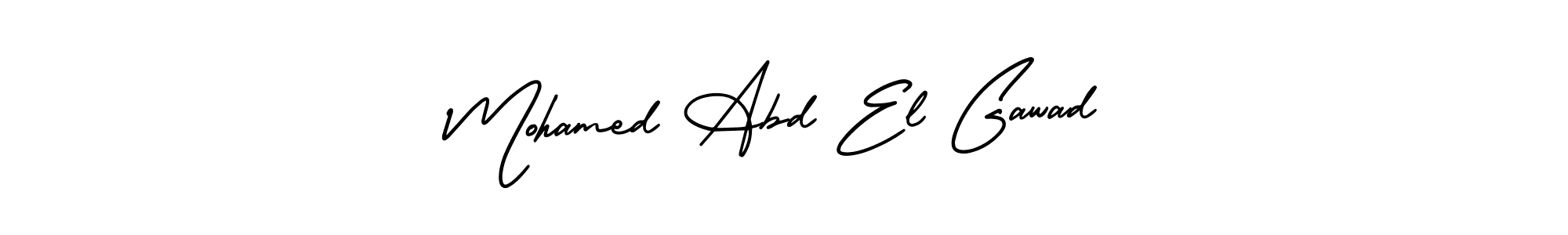 Make a beautiful signature design for name Mohamed Abd El Gawad. With this signature (AmerikaSignatureDemo-Regular) style, you can create a handwritten signature for free. Mohamed Abd El Gawad signature style 3 images and pictures png