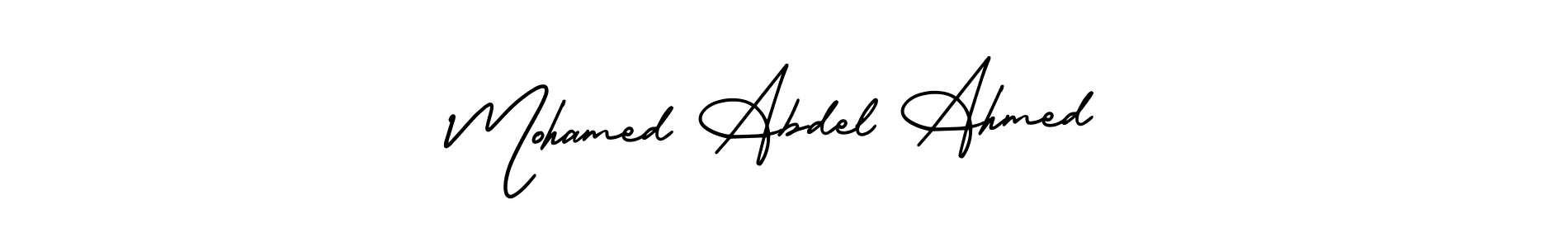 Also we have Mohamed Abdel Ahmed name is the best signature style. Create professional handwritten signature collection using AmerikaSignatureDemo-Regular autograph style. Mohamed Abdel Ahmed signature style 3 images and pictures png