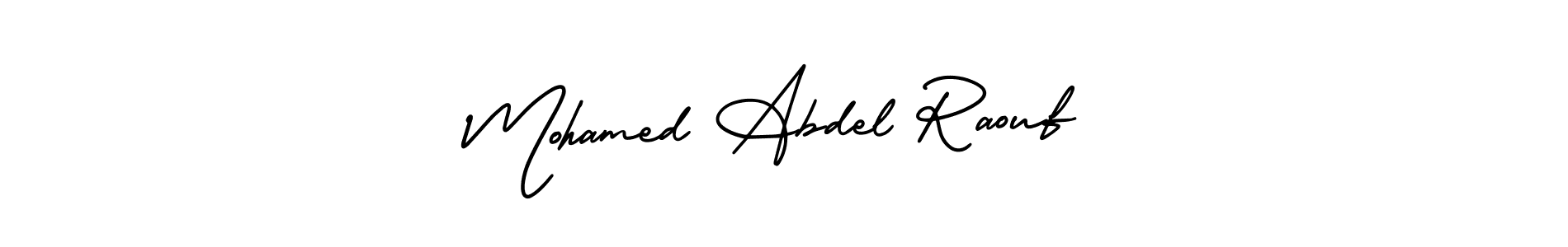 Use a signature maker to create a handwritten signature online. With this signature software, you can design (AmerikaSignatureDemo-Regular) your own signature for name Mohamed Abdel Raouf. Mohamed Abdel Raouf signature style 3 images and pictures png