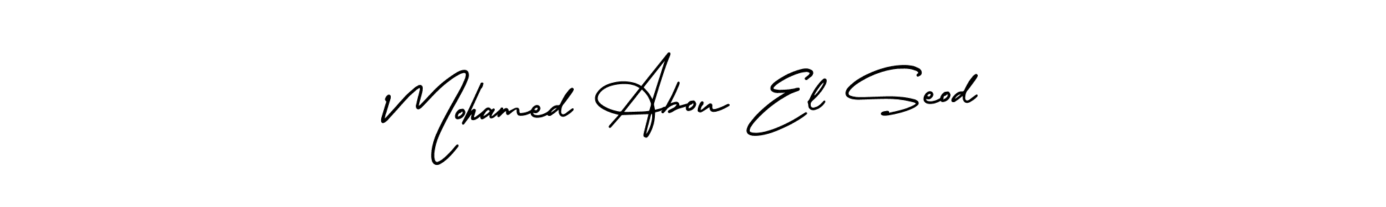 Design your own signature with our free online signature maker. With this signature software, you can create a handwritten (AmerikaSignatureDemo-Regular) signature for name Mohamed Abou El Seod. Mohamed Abou El Seod signature style 3 images and pictures png