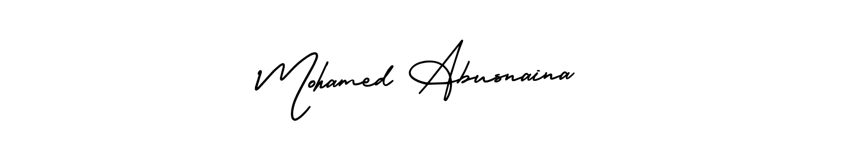 How to make Mohamed Abusnaina signature? AmerikaSignatureDemo-Regular is a professional autograph style. Create handwritten signature for Mohamed Abusnaina name. Mohamed Abusnaina signature style 3 images and pictures png