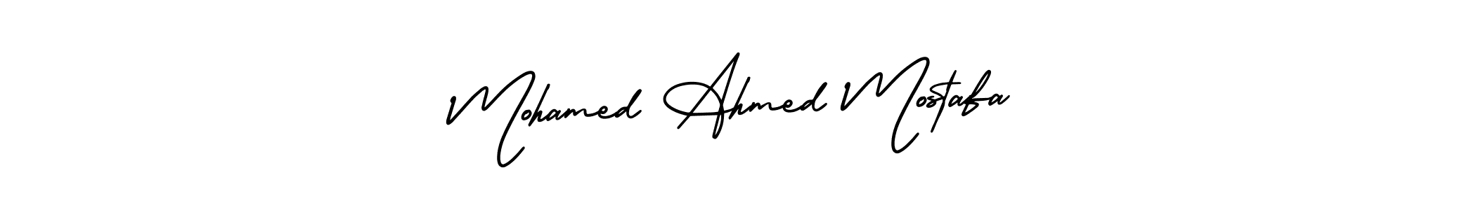Make a short Mohamed Ahmed Mostafa signature style. Manage your documents anywhere anytime using AmerikaSignatureDemo-Regular. Create and add eSignatures, submit forms, share and send files easily. Mohamed Ahmed Mostafa signature style 3 images and pictures png