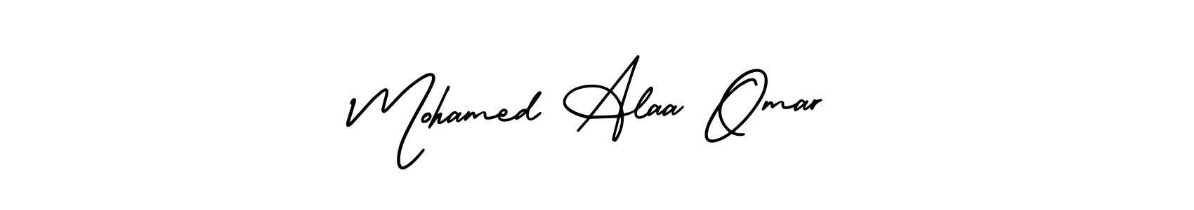 It looks lik you need a new signature style for name Mohamed Alaa Omar. Design unique handwritten (AmerikaSignatureDemo-Regular) signature with our free signature maker in just a few clicks. Mohamed Alaa Omar signature style 3 images and pictures png