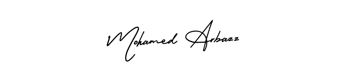 Make a short Mohamed Arbazz signature style. Manage your documents anywhere anytime using AmerikaSignatureDemo-Regular. Create and add eSignatures, submit forms, share and send files easily. Mohamed Arbazz signature style 3 images and pictures png