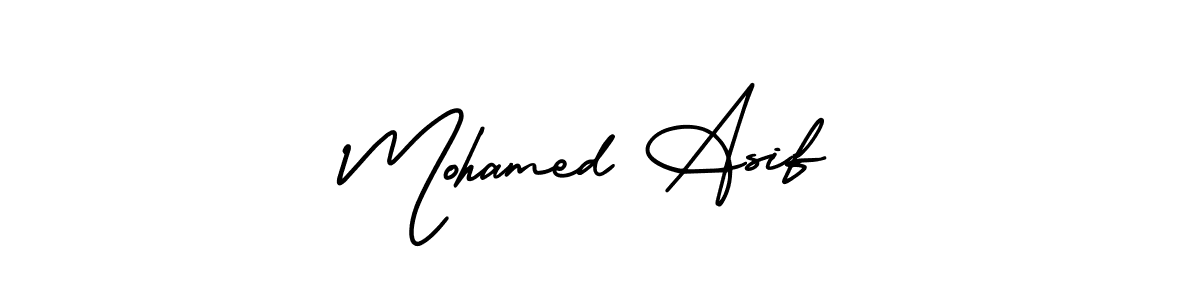 Similarly AmerikaSignatureDemo-Regular is the best handwritten signature design. Signature creator online .You can use it as an online autograph creator for name Mohamed Asif. Mohamed Asif signature style 3 images and pictures png