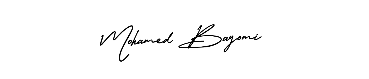 You can use this online signature creator to create a handwritten signature for the name Mohamed Bayomi. This is the best online autograph maker. Mohamed Bayomi signature style 3 images and pictures png