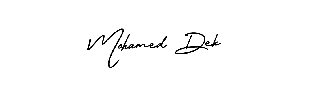 Here are the top 10 professional signature styles for the name Mohamed Dek. These are the best autograph styles you can use for your name. Mohamed Dek signature style 3 images and pictures png