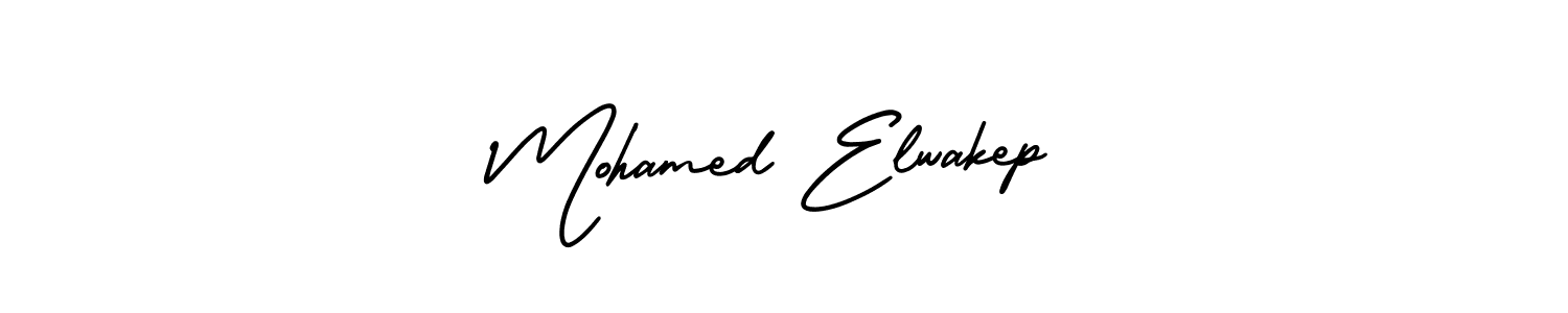 How to make Mohamed Elwakep signature? AmerikaSignatureDemo-Regular is a professional autograph style. Create handwritten signature for Mohamed Elwakep name. Mohamed Elwakep signature style 3 images and pictures png