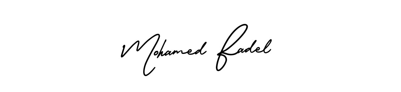 See photos of Mohamed Fadel official signature by Spectra . Check more albums & portfolios. Read reviews & check more about AmerikaSignatureDemo-Regular font. Mohamed Fadel signature style 3 images and pictures png