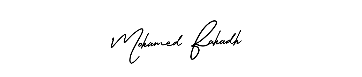 Make a beautiful signature design for name Mohamed Fahadh. Use this online signature maker to create a handwritten signature for free. Mohamed Fahadh signature style 3 images and pictures png