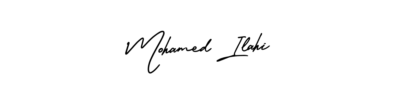 Design your own signature with our free online signature maker. With this signature software, you can create a handwritten (AmerikaSignatureDemo-Regular) signature for name Mohamed Ilahi. Mohamed Ilahi signature style 3 images and pictures png