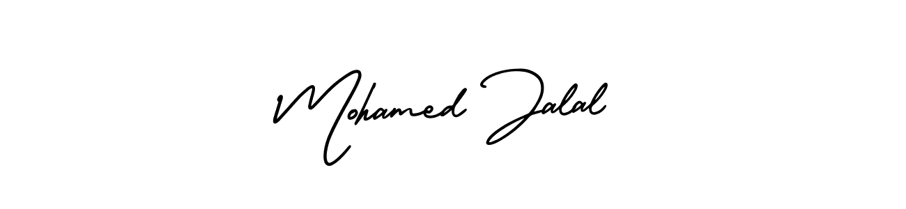 How to make Mohamed Jalal name signature. Use AmerikaSignatureDemo-Regular style for creating short signs online. This is the latest handwritten sign. Mohamed Jalal signature style 3 images and pictures png