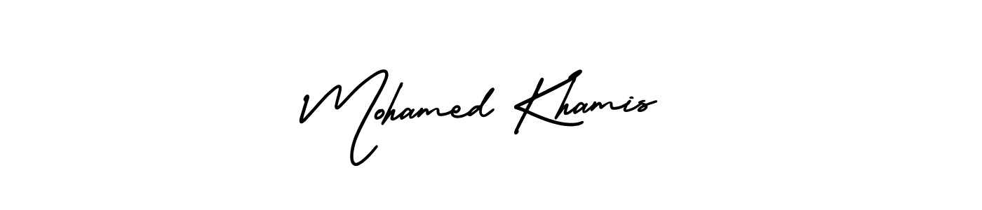 Make a short Mohamed Khamis signature style. Manage your documents anywhere anytime using AmerikaSignatureDemo-Regular. Create and add eSignatures, submit forms, share and send files easily. Mohamed Khamis signature style 3 images and pictures png