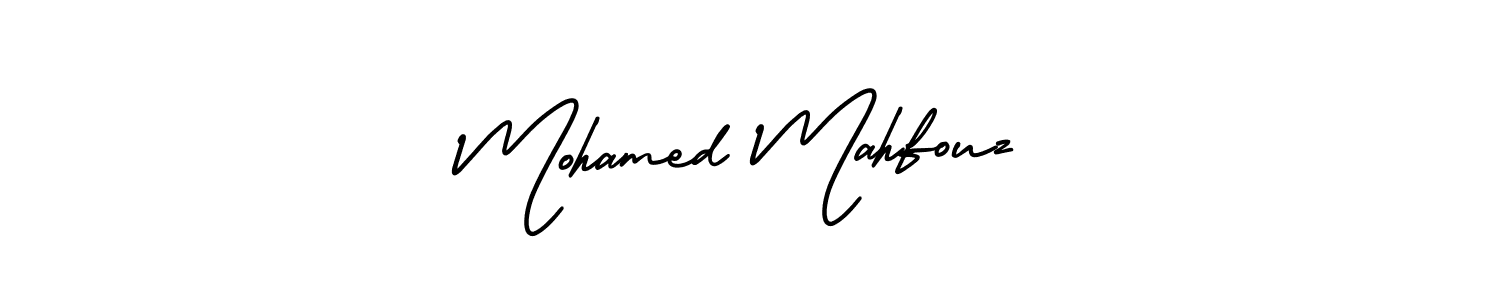 Design your own signature with our free online signature maker. With this signature software, you can create a handwritten (AmerikaSignatureDemo-Regular) signature for name Mohamed Mahfouz. Mohamed Mahfouz signature style 3 images and pictures png