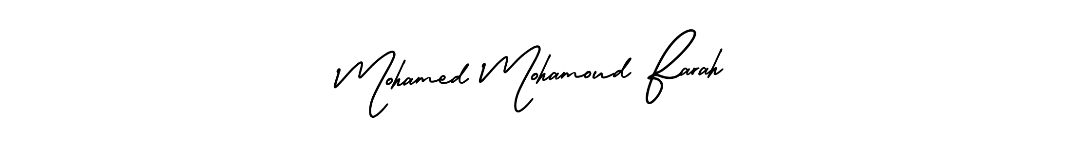 Make a beautiful signature design for name Mohamed Mohamoud Farah. Use this online signature maker to create a handwritten signature for free. Mohamed Mohamoud Farah signature style 3 images and pictures png