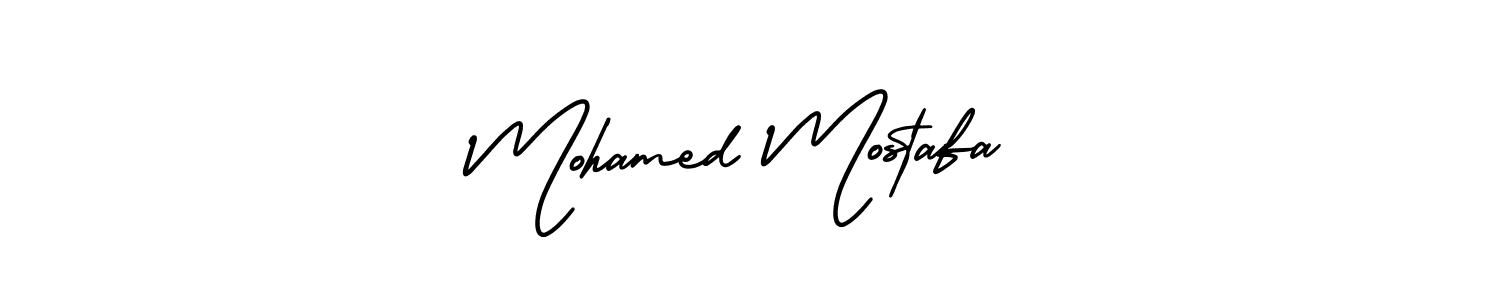 Create a beautiful signature design for name Mohamed Mostafa. With this signature (AmerikaSignatureDemo-Regular) fonts, you can make a handwritten signature for free. Mohamed Mostafa signature style 3 images and pictures png