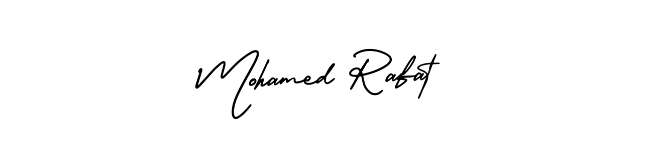 AmerikaSignatureDemo-Regular is a professional signature style that is perfect for those who want to add a touch of class to their signature. It is also a great choice for those who want to make their signature more unique. Get Mohamed Rafat name to fancy signature for free. Mohamed Rafat signature style 3 images and pictures png