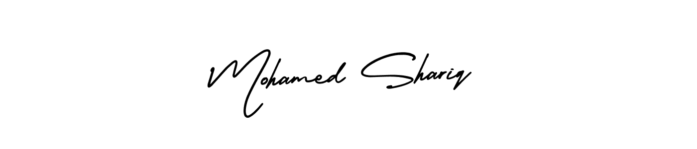 It looks lik you need a new signature style for name Mohamed Shariq. Design unique handwritten (AmerikaSignatureDemo-Regular) signature with our free signature maker in just a few clicks. Mohamed Shariq signature style 3 images and pictures png