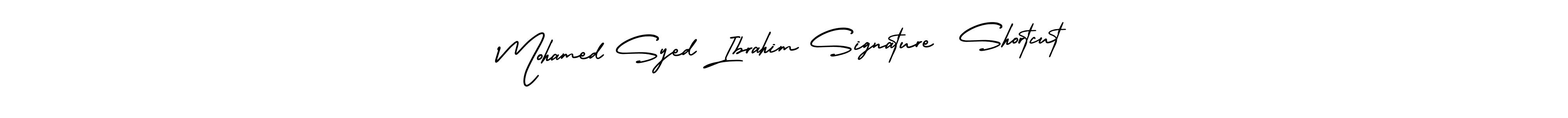 How to make Mohamed Syed Ibrahim Signature  Shortcut signature? AmerikaSignatureDemo-Regular is a professional autograph style. Create handwritten signature for Mohamed Syed Ibrahim Signature  Shortcut name. Mohamed Syed Ibrahim Signature  Shortcut signature style 3 images and pictures png